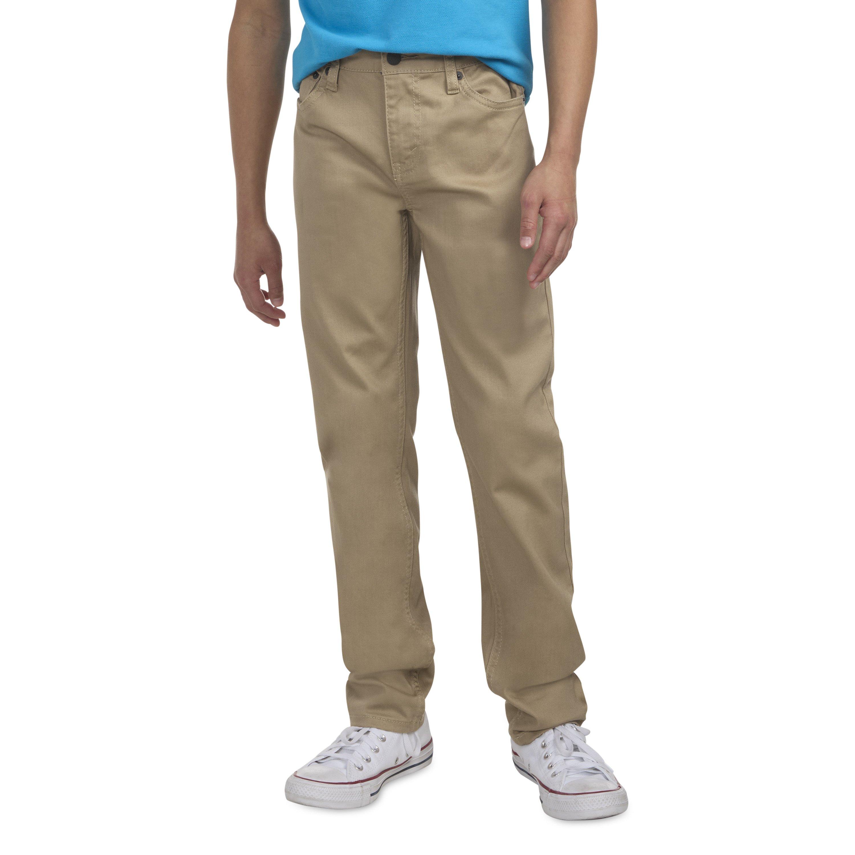Levi's 502 Strong Performance Tapered Fit Big Boys' Khaki Denim Jeans - KHAKI